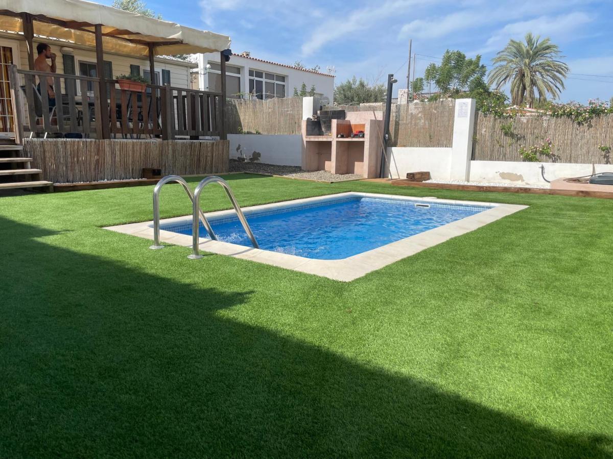 Chalet-Home Familiar "Cal India" "Pet Friendly" Sant Carles De La Rapita Ngoại thất bức ảnh
